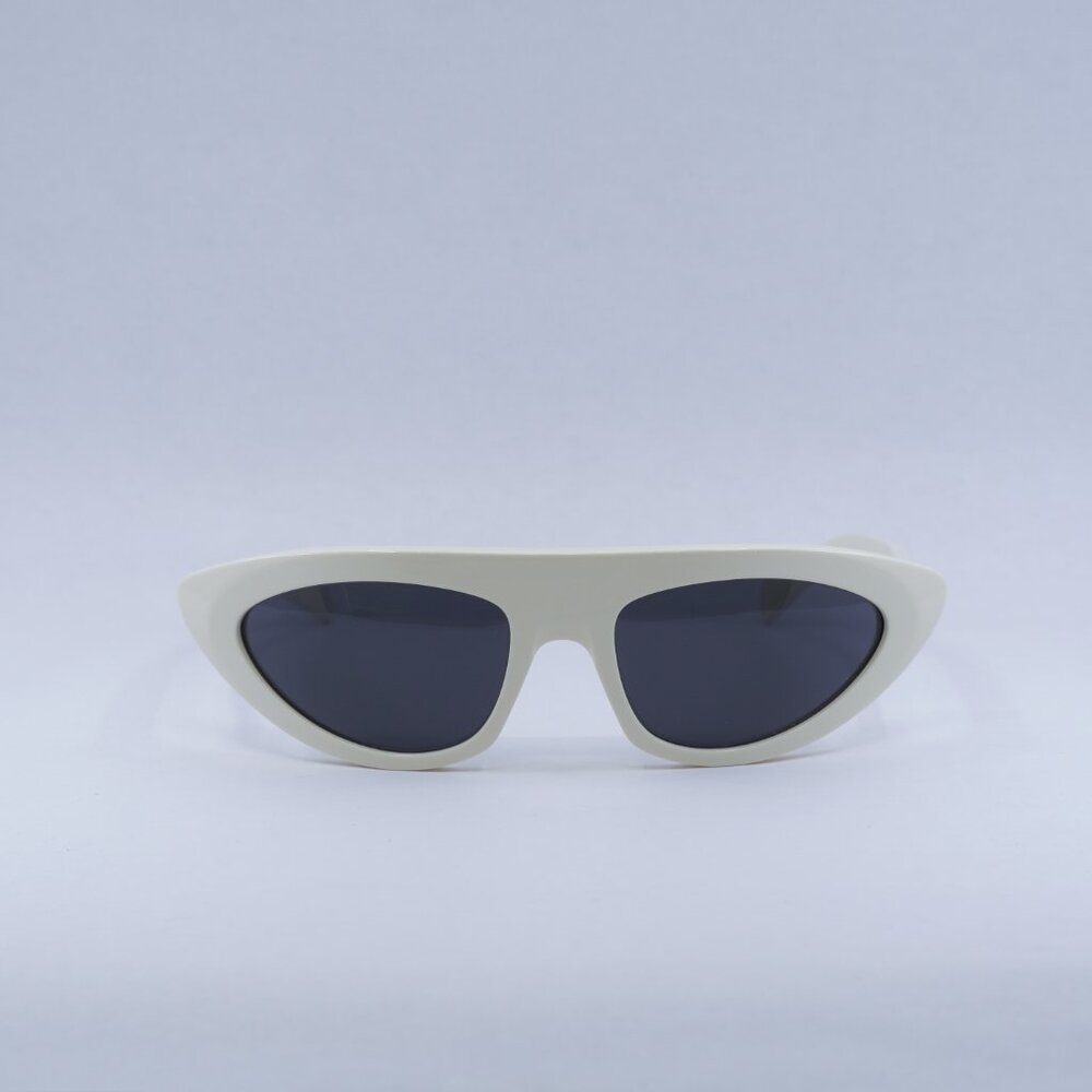 Celine CL40261I 25A Sunglasses - Shiny Ivory Frame, Smoke Lenses - Lowest Price! - Picture 2 of 11
